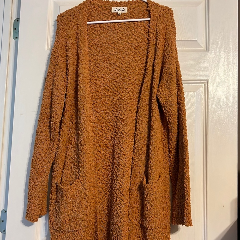 Listicle long cardigan